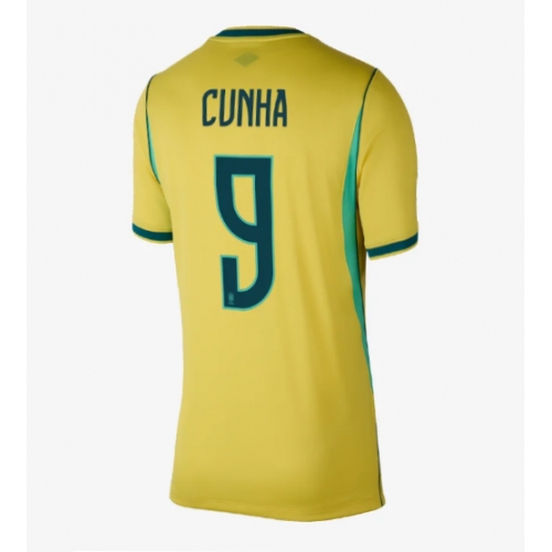 Billige Fotballdrakt Brasil Matheus Cunha #9 Replika Hjemmedrakt Dame VM 2026 Kortermet Billige Fotballdrakt Brasil Matheus Cunha #9 Replika Hjemmedrakt Dame VM 2026 Kortermet